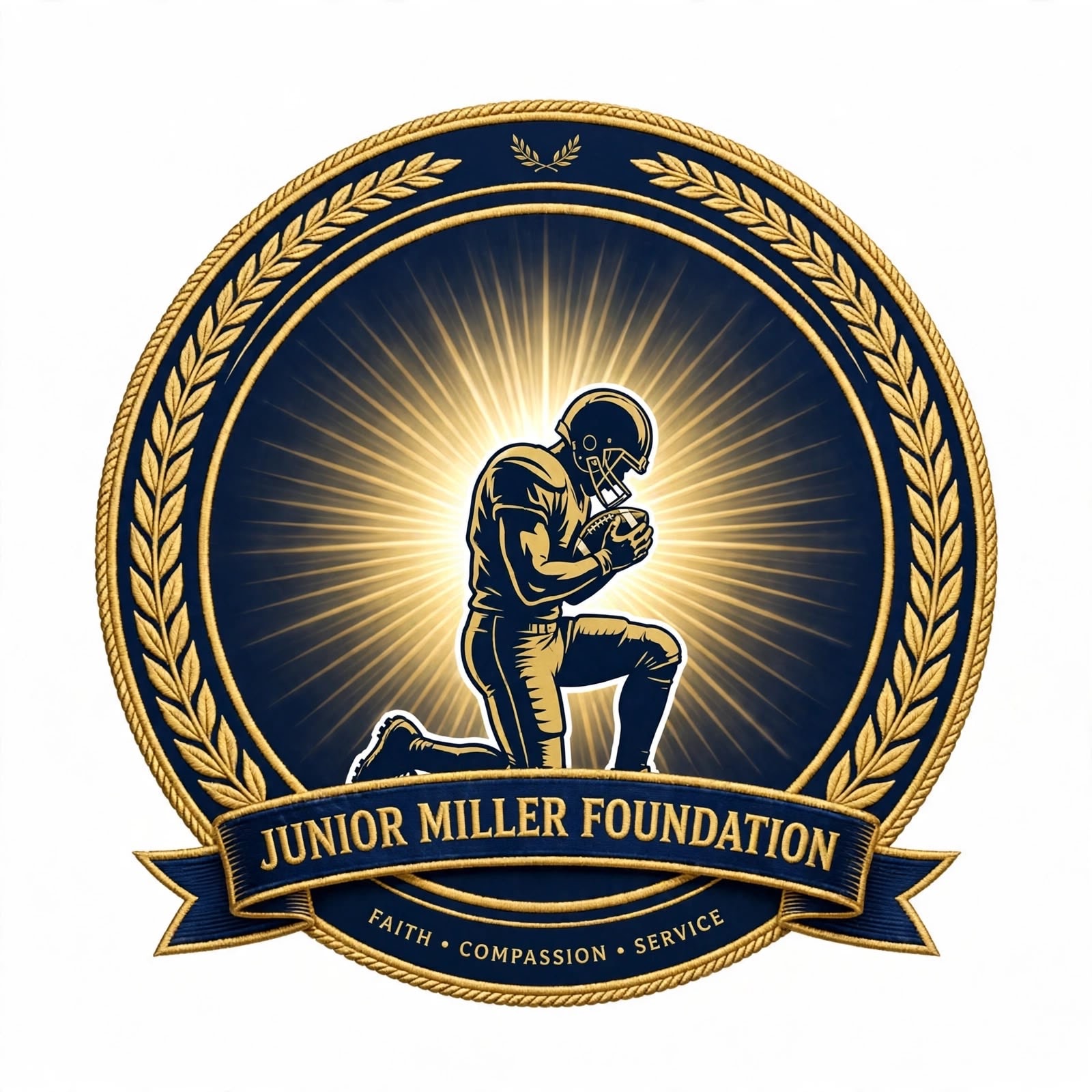 Junior Miller Foundation volunteers at a community event